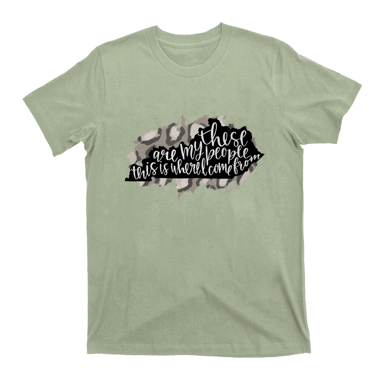 Leopard Print Kentucky T-Shirts