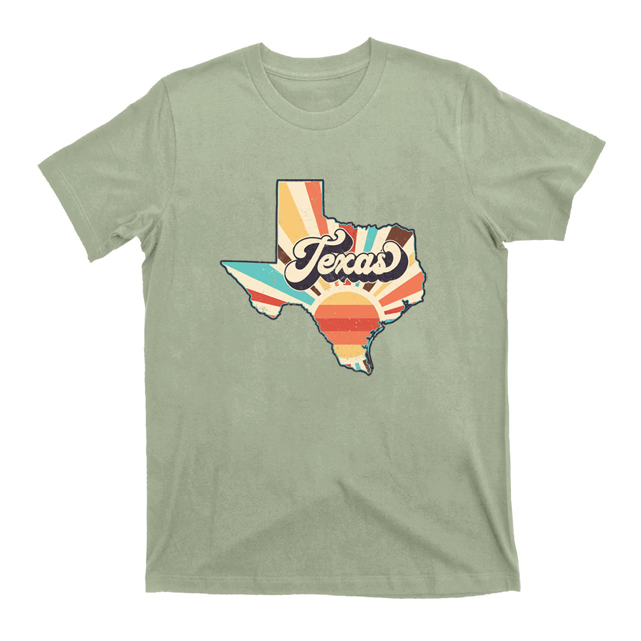 Retro Texas States Clipart T-Shirts
