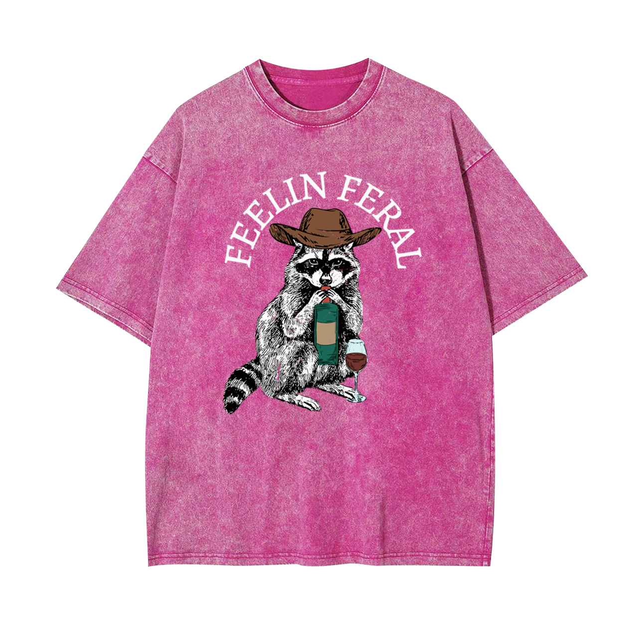 Funny Raccoon Garment-dye Tees