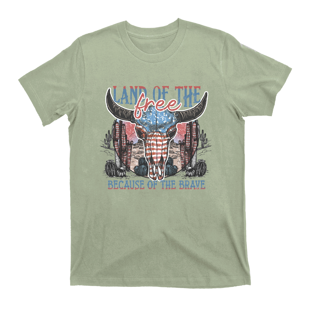 4th Of July And Cow Skull T-Shirts