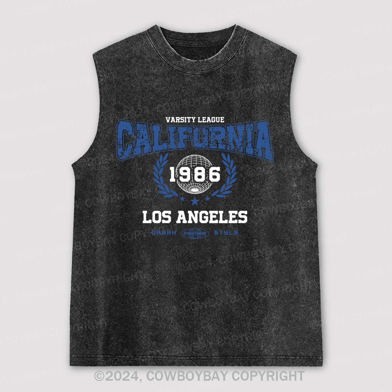 California 1986 Los Angeles Washed Tanks