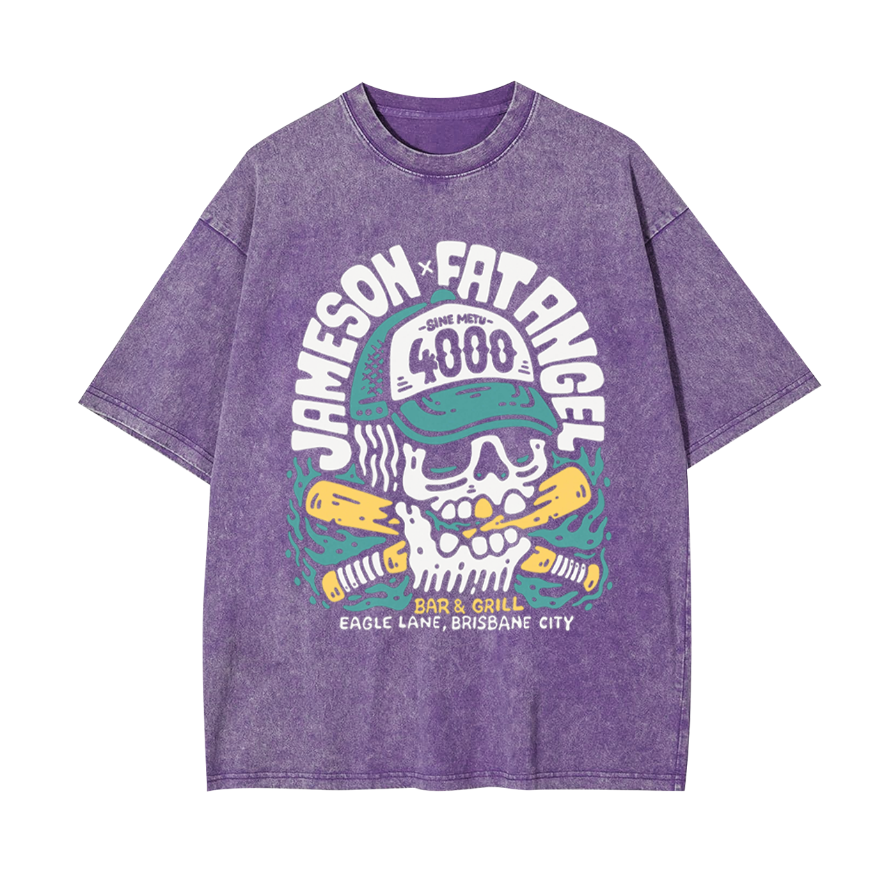 Jameson And Fat Angel Garment-dye Tees