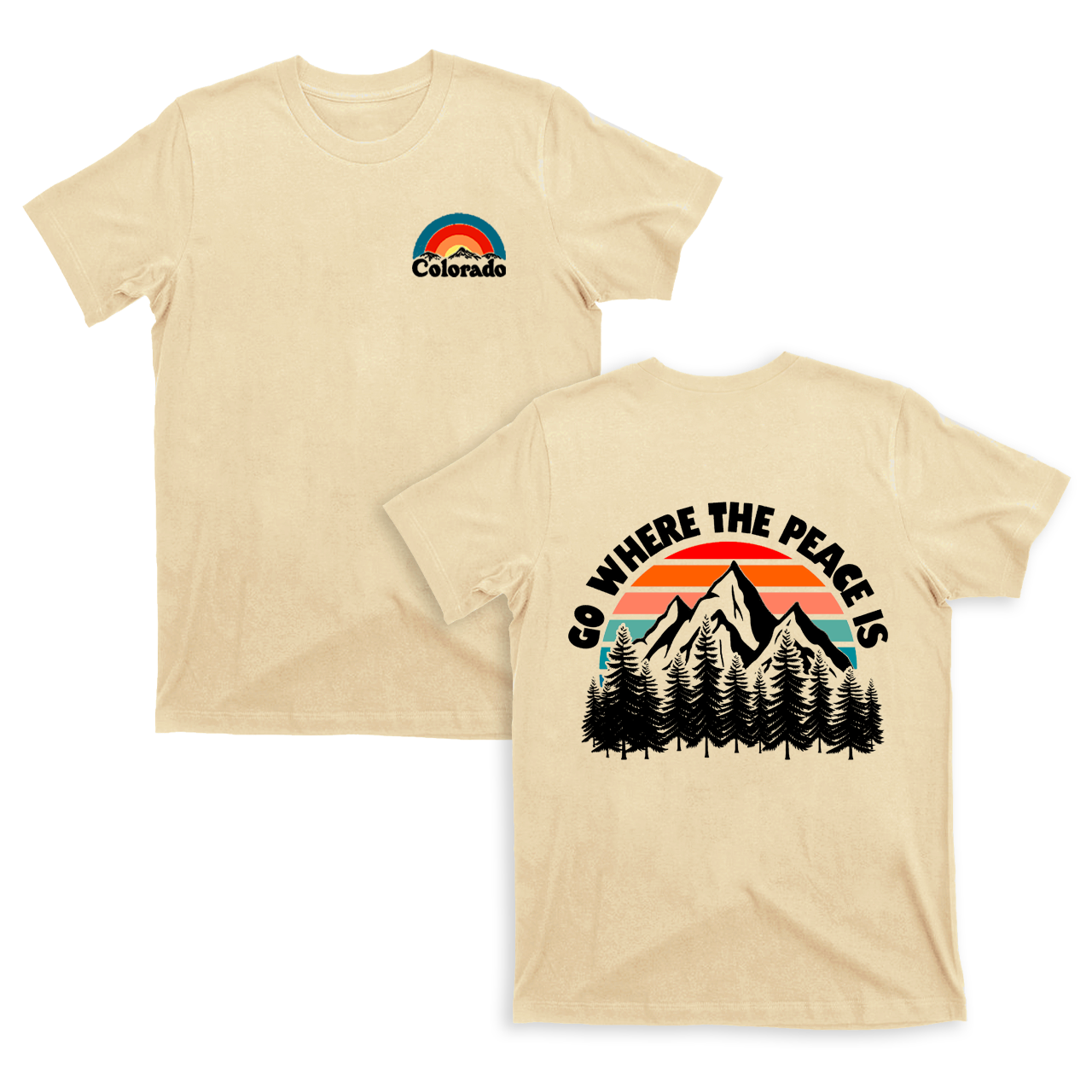 Colorado Vintage Mountain T-Shirts