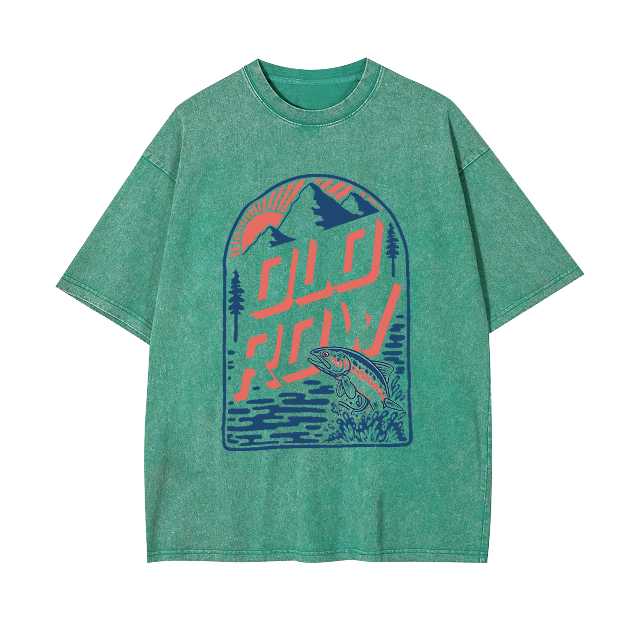 Old Row Fishing Garment-dye Tees