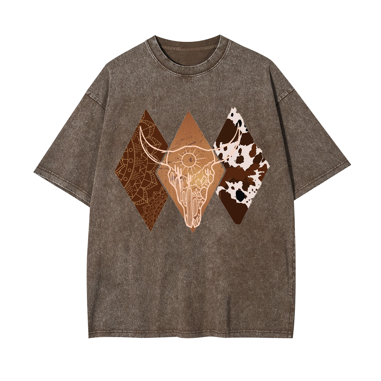 Boho Bull Cowskull Garment-dye Tees