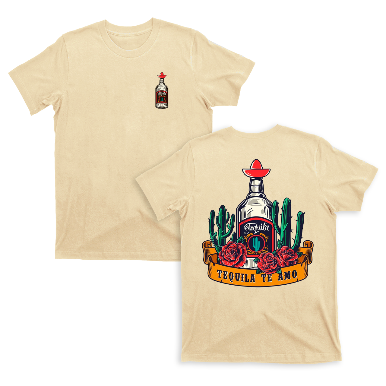 The Retro Concept Of Tequila T-Shirts