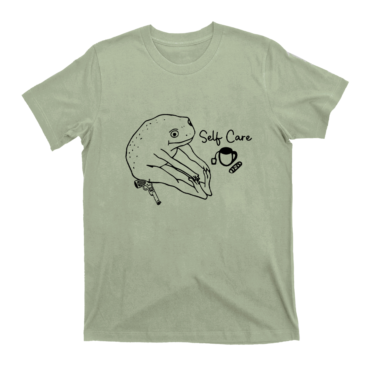 Funny Frog Self Care T-Shirts