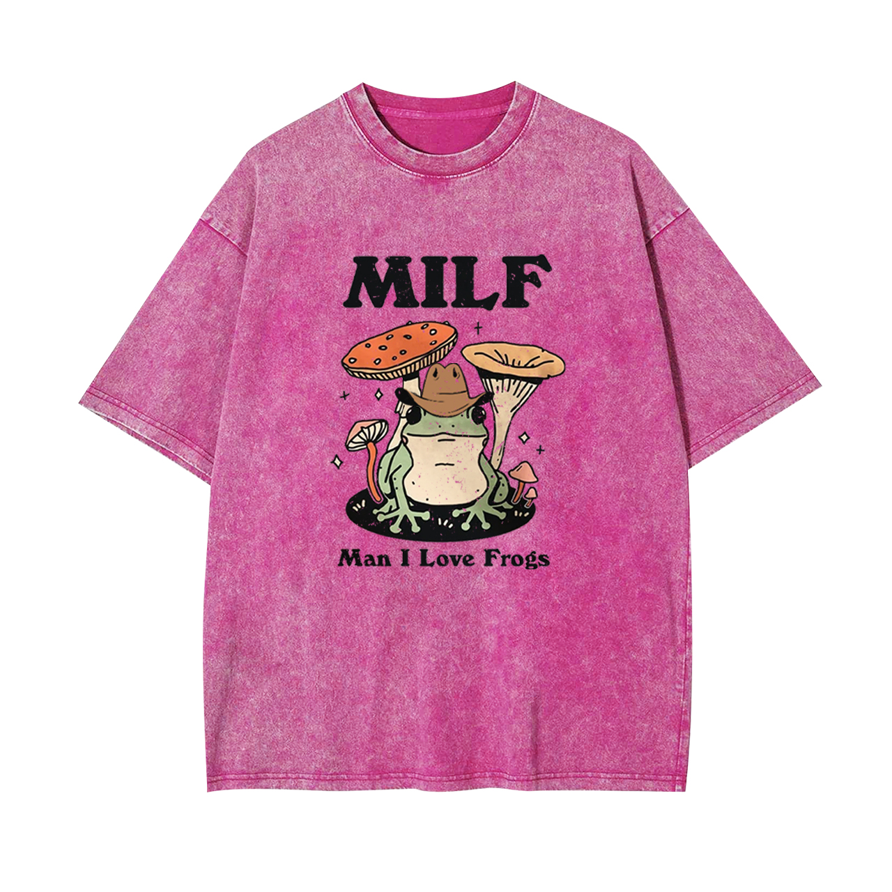 Funny MILF Froggy Garment-dye Tees