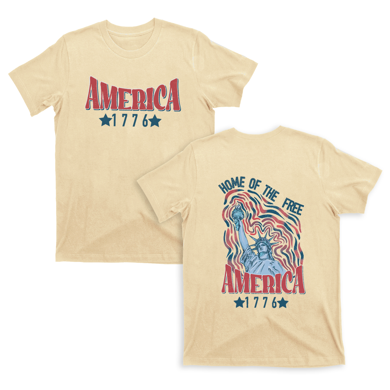 1776,Home Of The Free T-Shirts