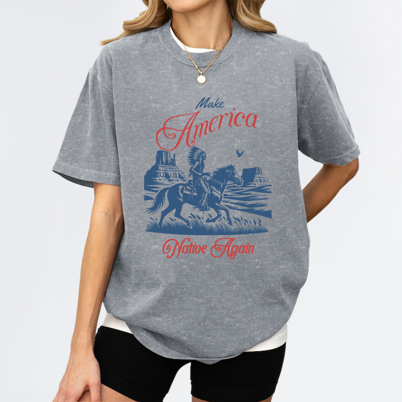 Make America Native Again Garment-dye Tees