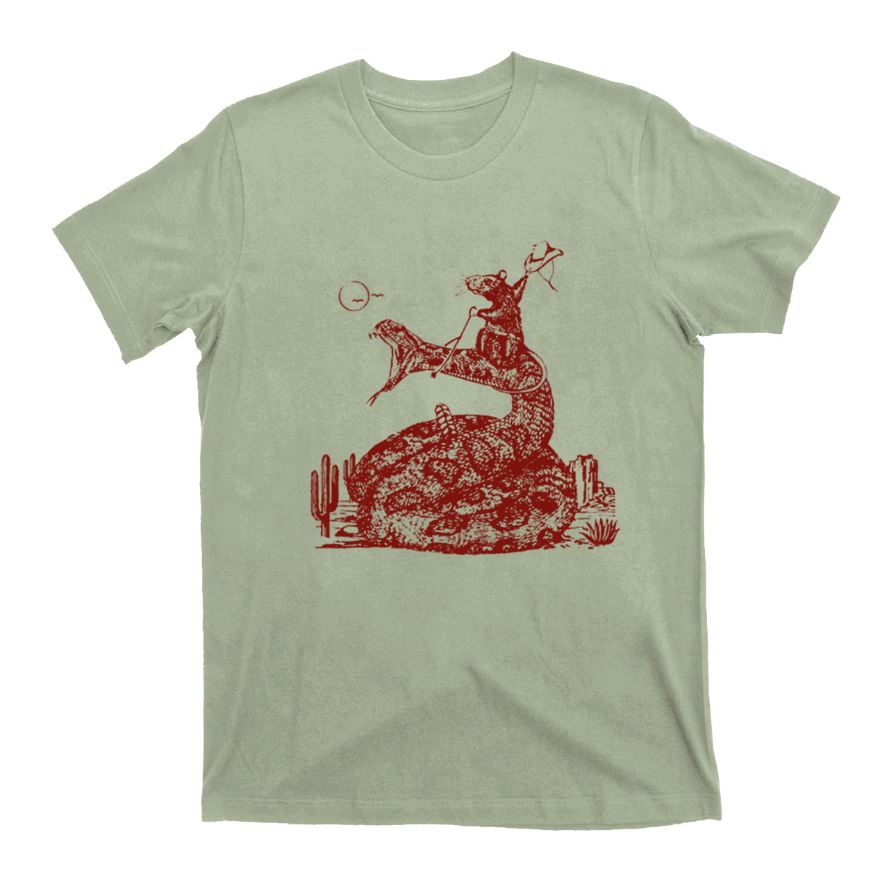 Funny Cowboy Mouse T-Shirts