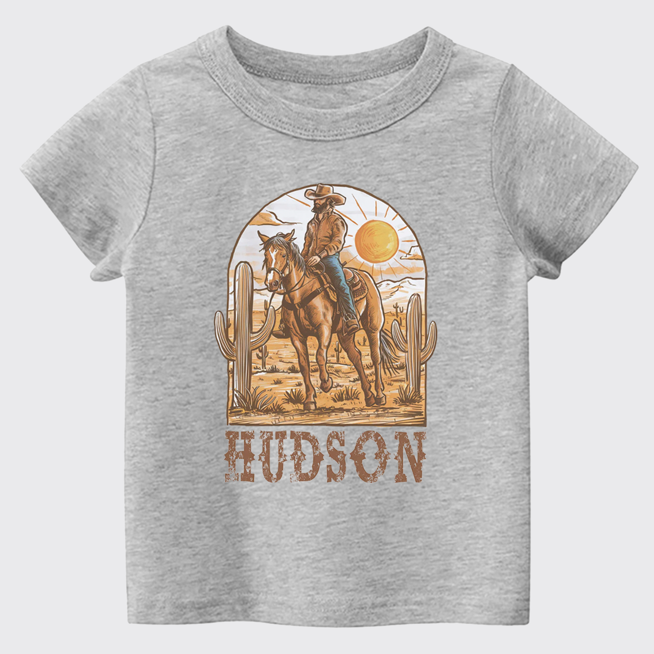 Personalized Cowboy Desert Kids T-shirt