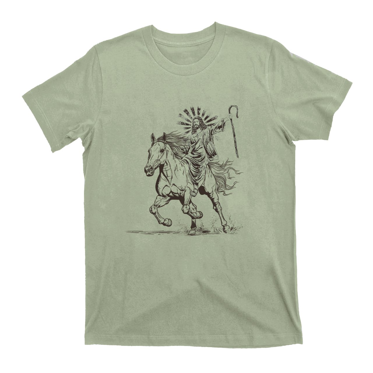 Jesus Riding Horse T-Shirts