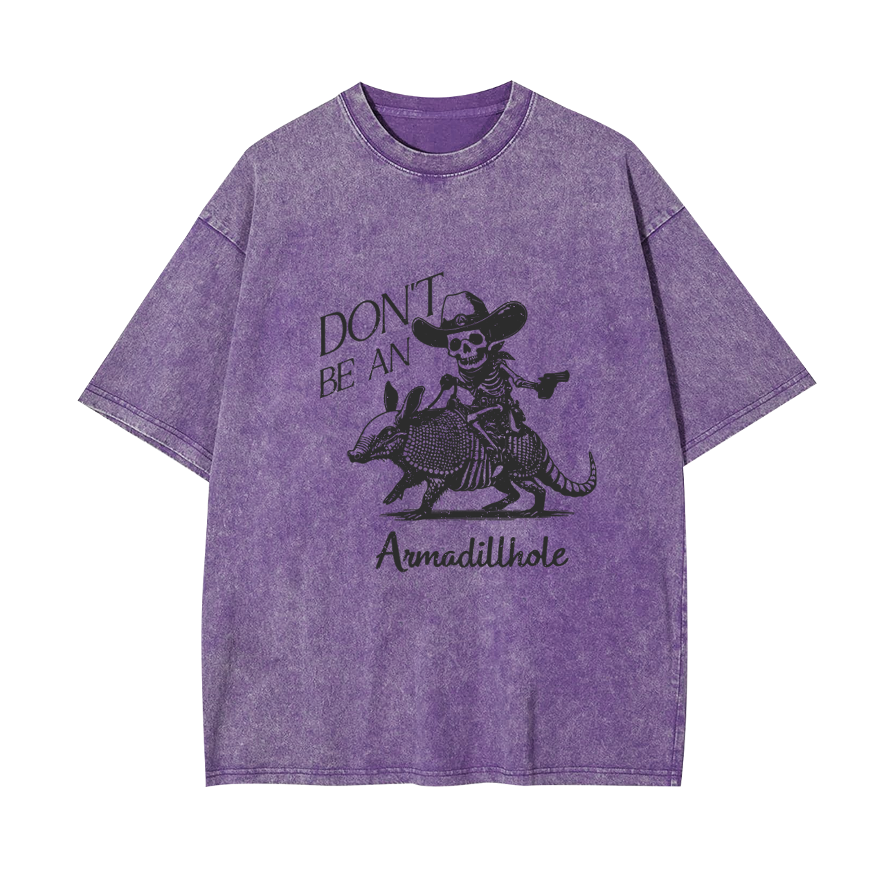 Cowboy Skeleton Armadillo Garment-dye Tees
