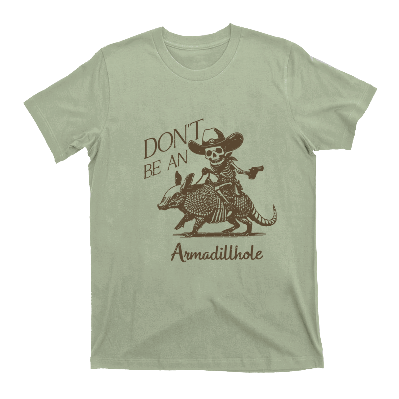 Cowboy Skeleton Armadillo T-Shirts