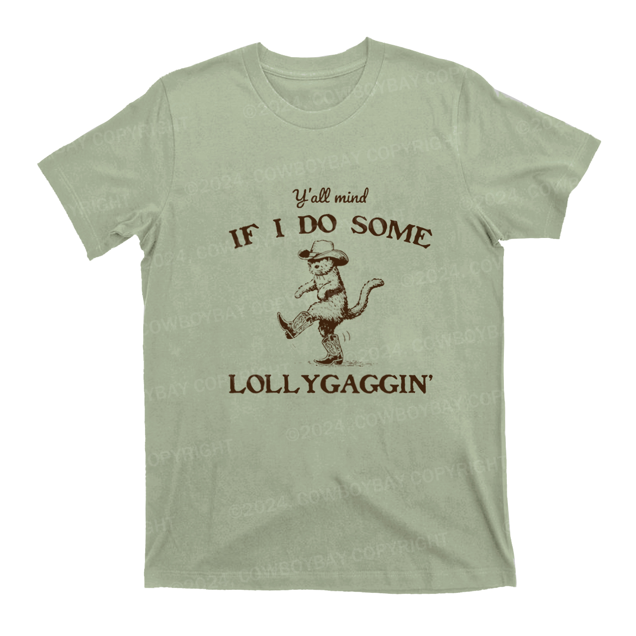 Sneaky Cowboy Cat T-Shirts