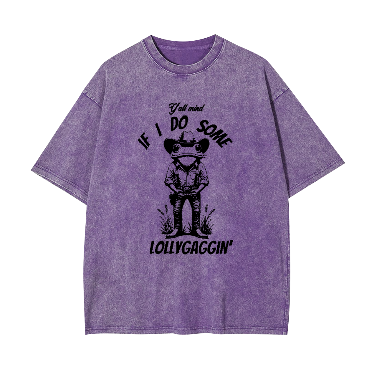 Hey, Cowboy Frog Garment-dye Tees