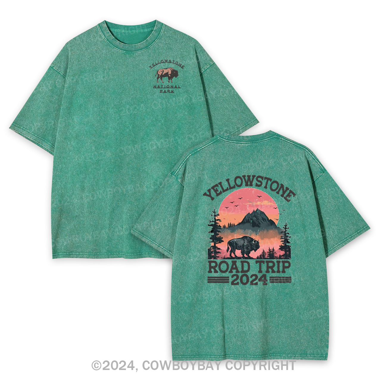 Family Road Trip Garment-dye Tees