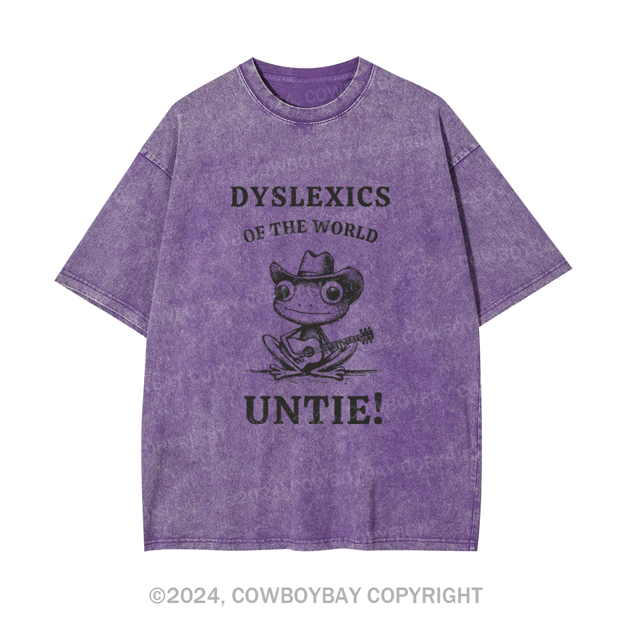 Dyslexics Of The World Untie Garment-dye Tees