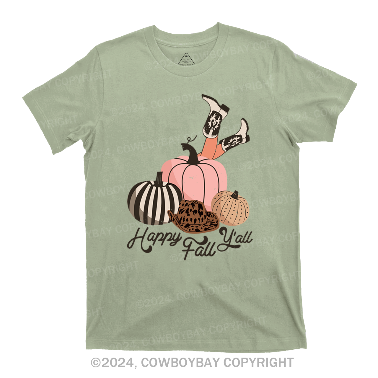 Happy Fall Y'all Cowgirl T-Shirts