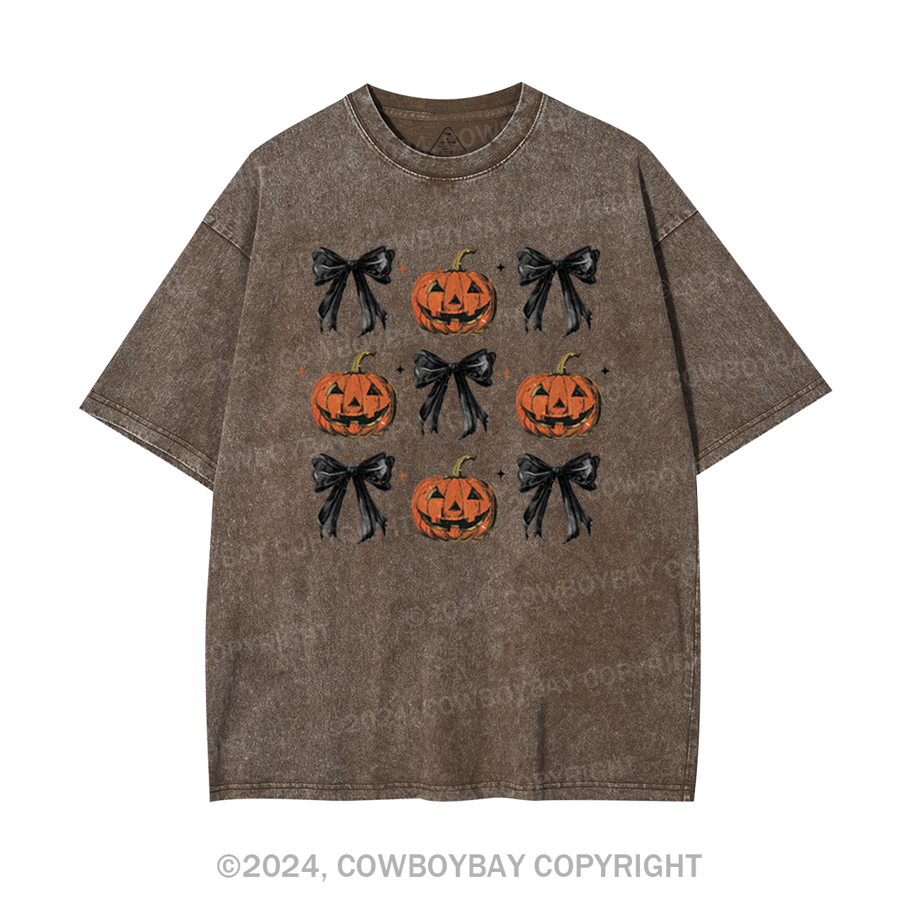 Coquette Bow Halloween Garment-dye Tees