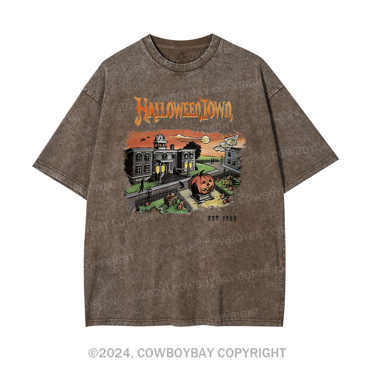 Halloween Town University Garment-dye Tees