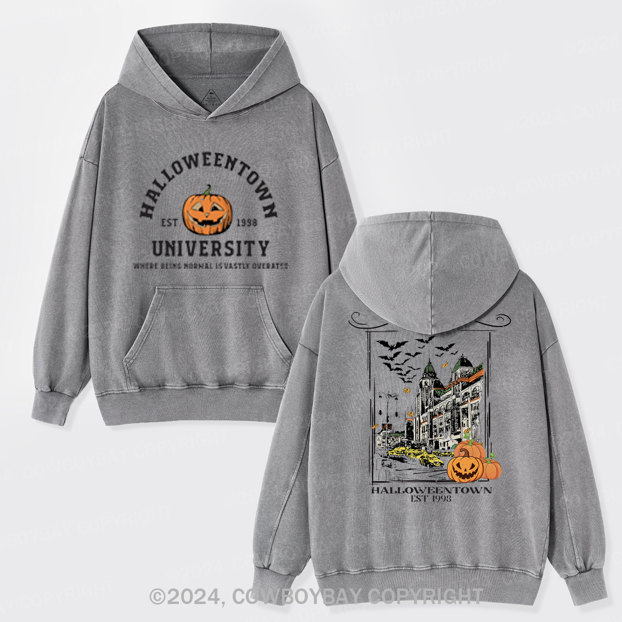 Halloweentown 1998 Garment-Dye Hoodies