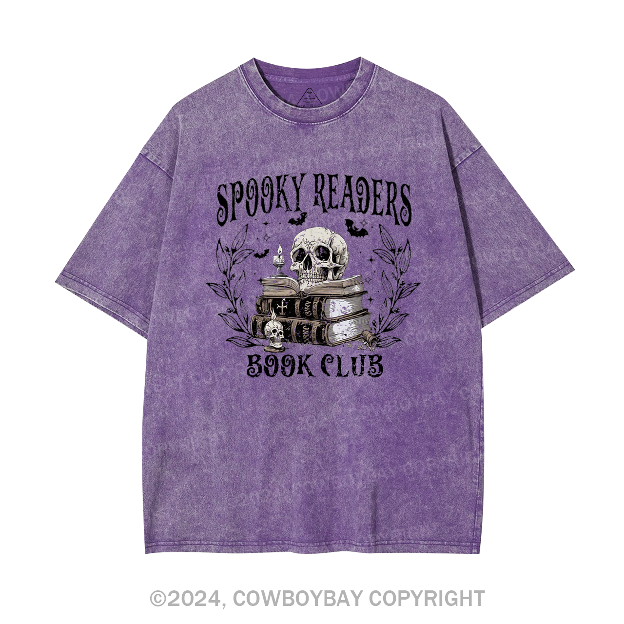Spooky Readers Book Club Garment-dye Tees