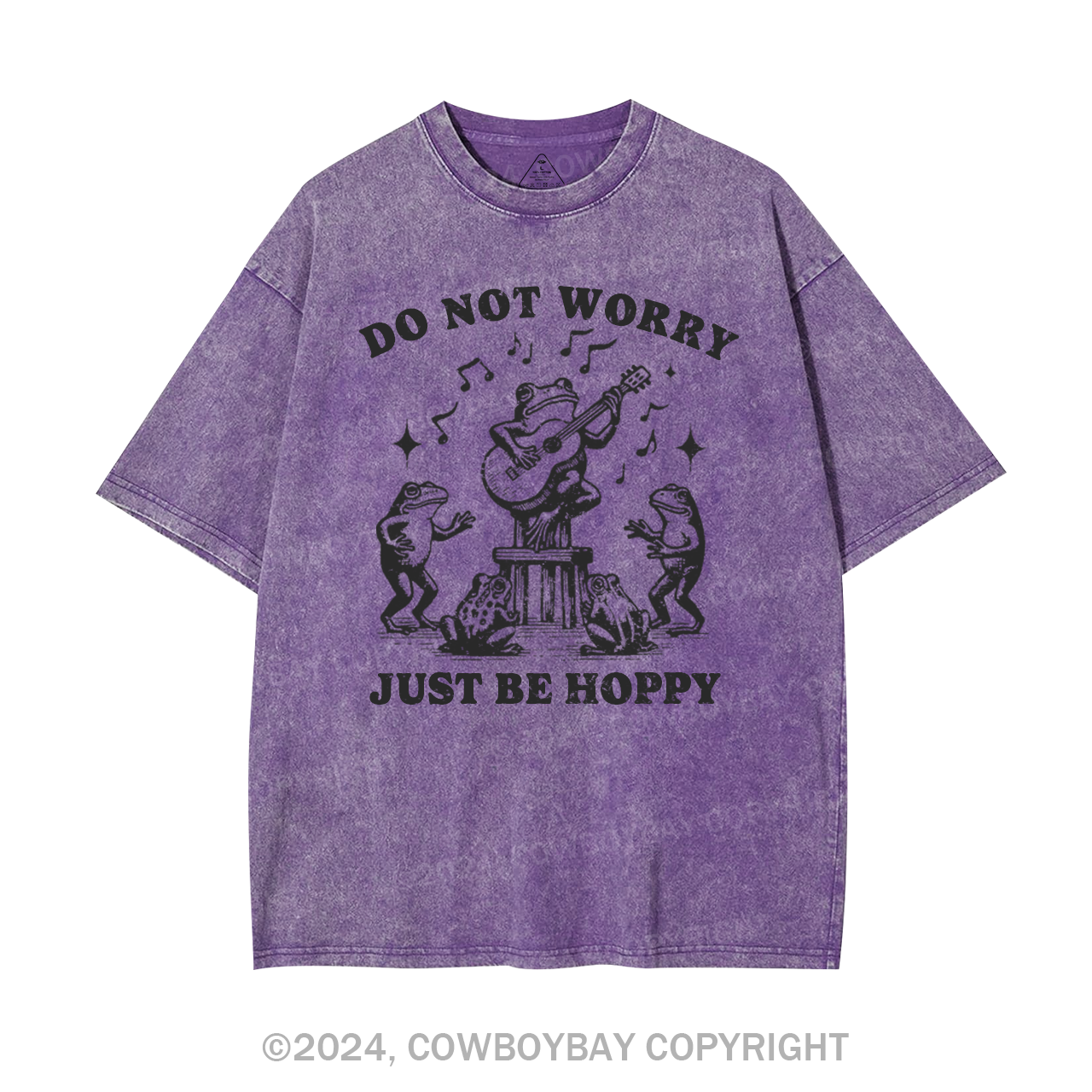 Do Not Worry Just Be Hoppy Garment-dye Tees