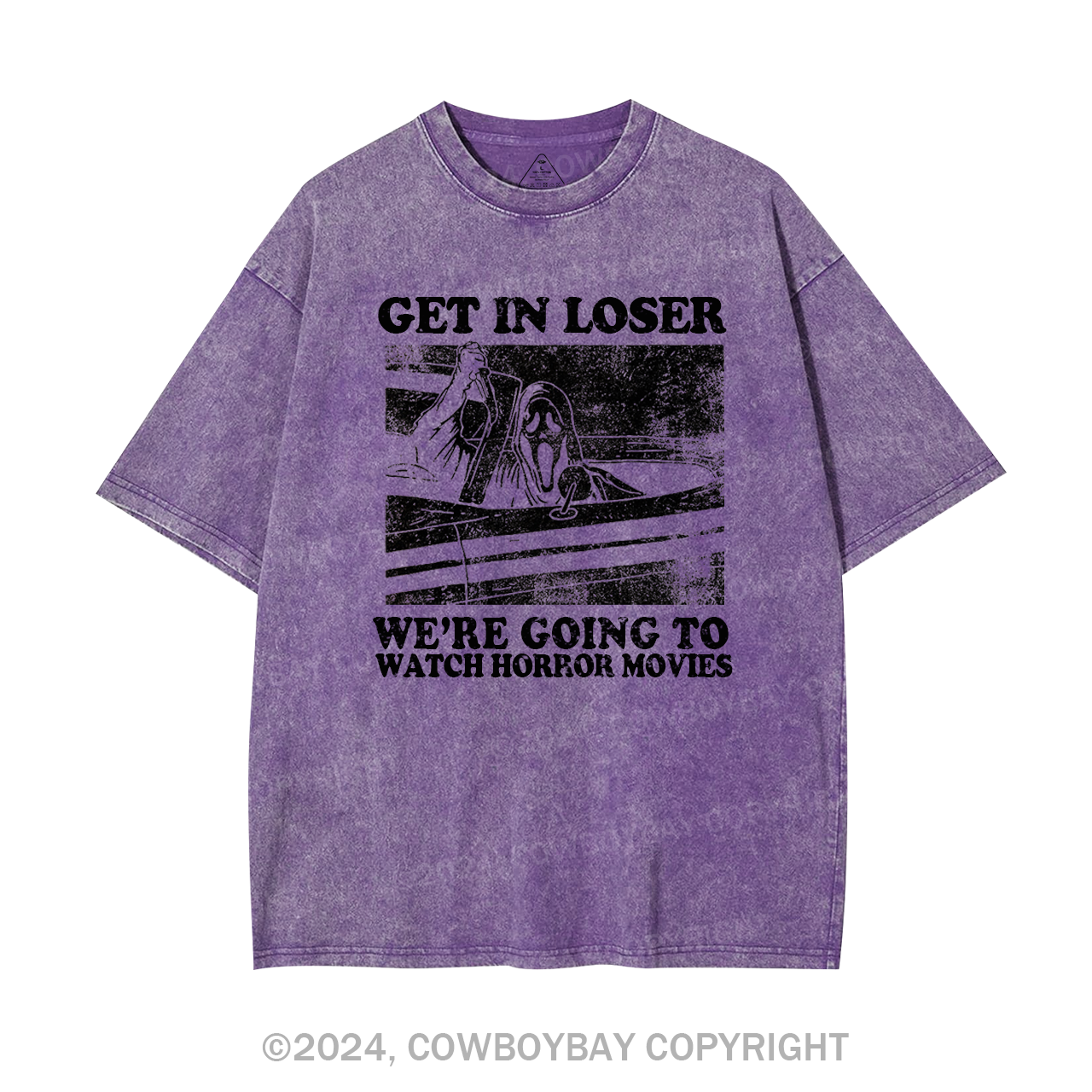 Get In Loser Halloween Garment-dye Tees