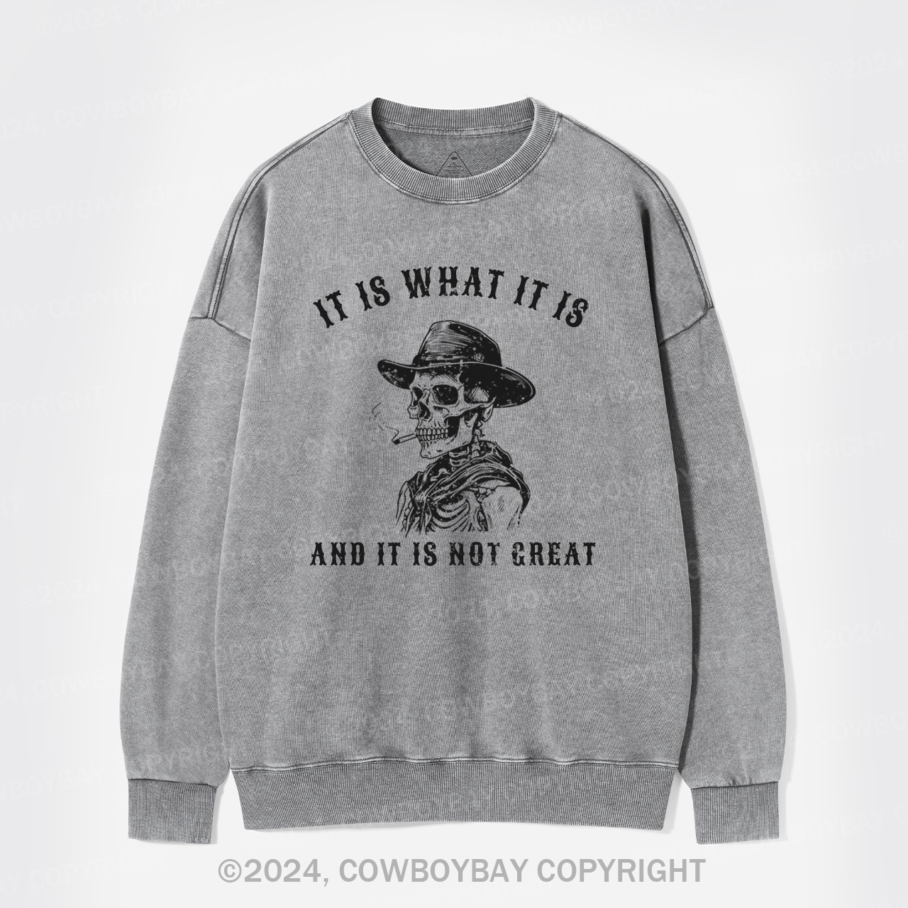 It Is What It Is Washed Sweatshirts