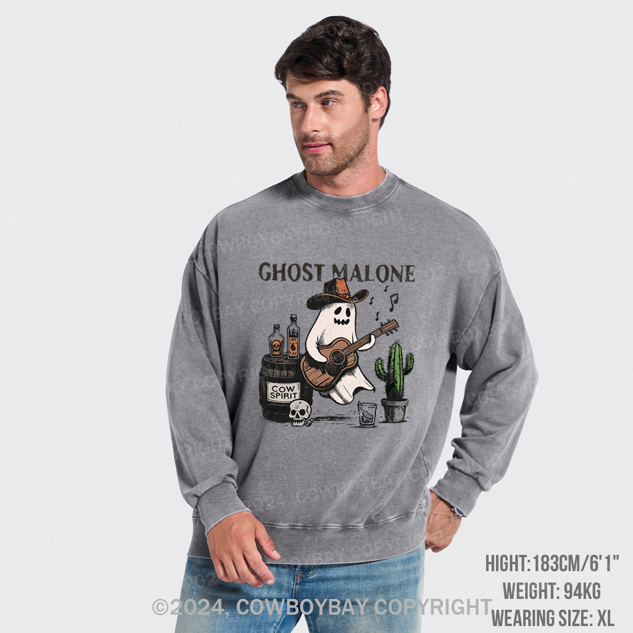 Sit Down And Listen To Me Play Washed Sweatshirts