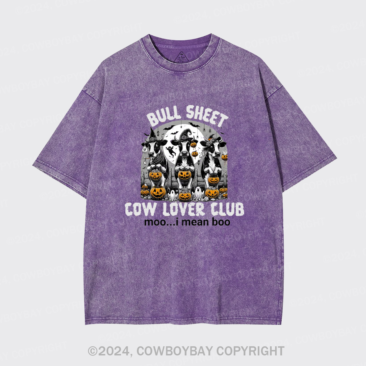 Bull Sheet Halloween Garment-dye Tees