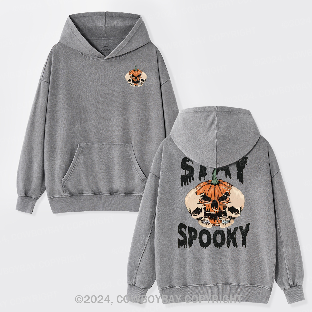 Stay Spooky Garment-Dye Hoodies