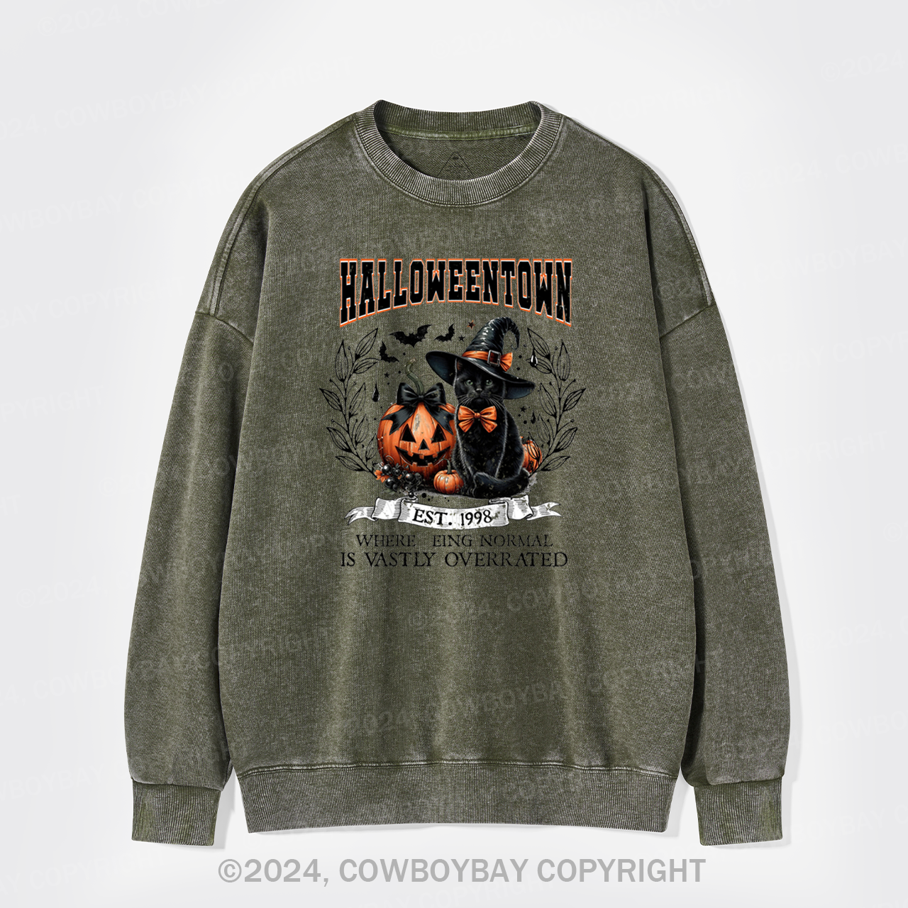 Where Being Normal Is Vastly Overrated Washed Sweatshirts