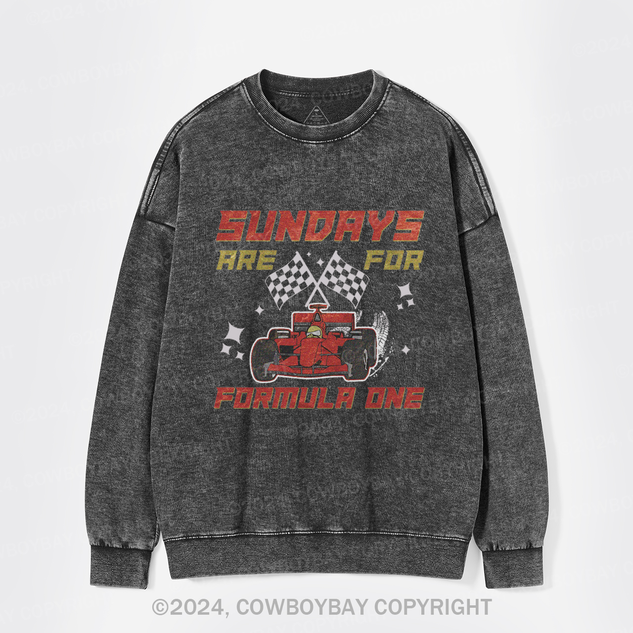 Sundays Are For F1 Racing Washed Sweatshirts