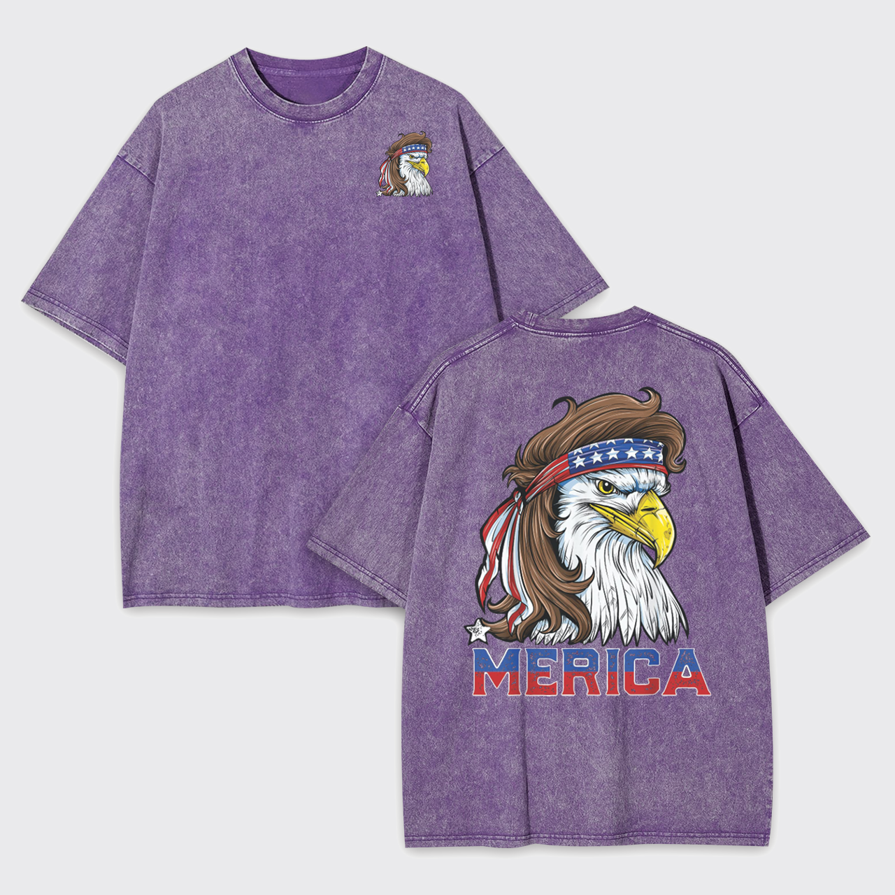 Patriotic-4th Of July Garment-dye Tees