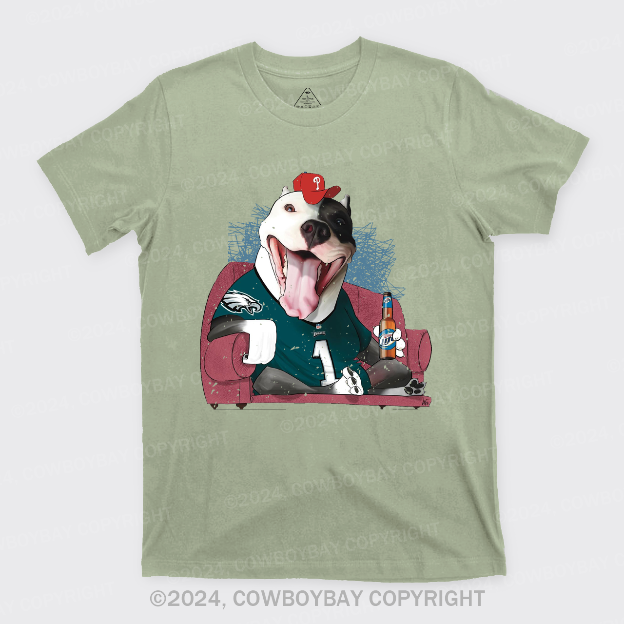 Watching Football And Drinking T-Shirts