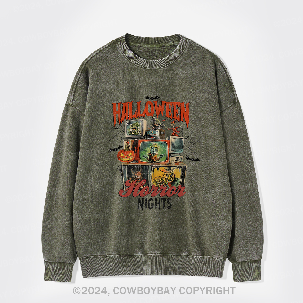Halloween Horror Nights Washed Sweatshirts