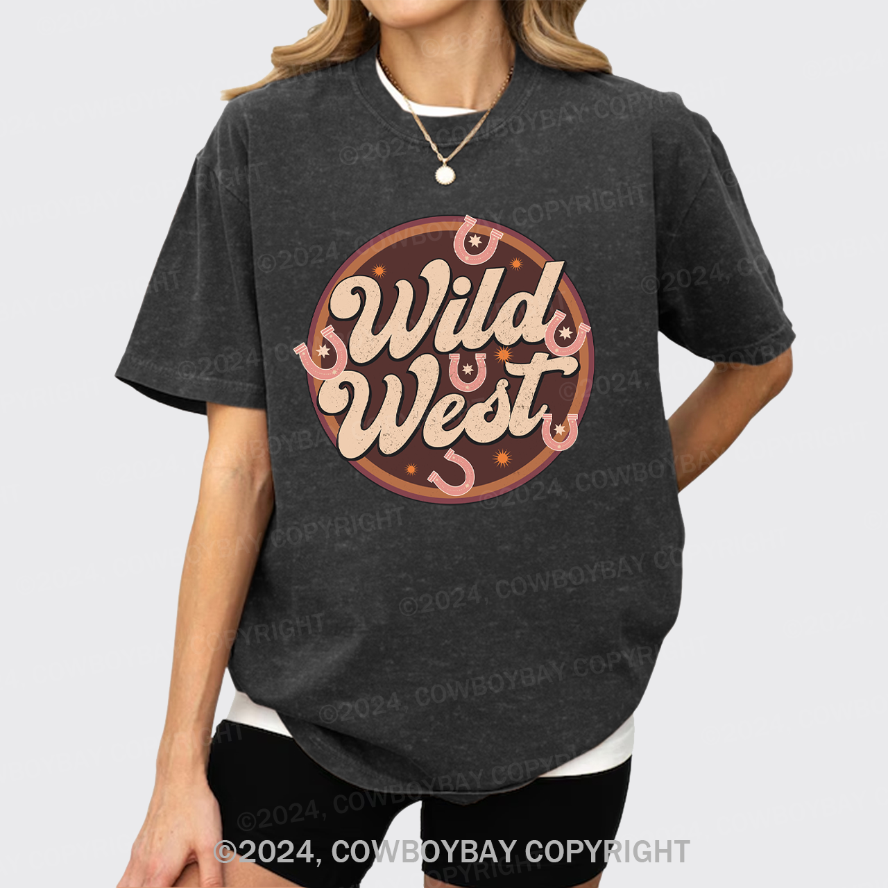 Wild West Ropes Vintage Garment-dye Tees