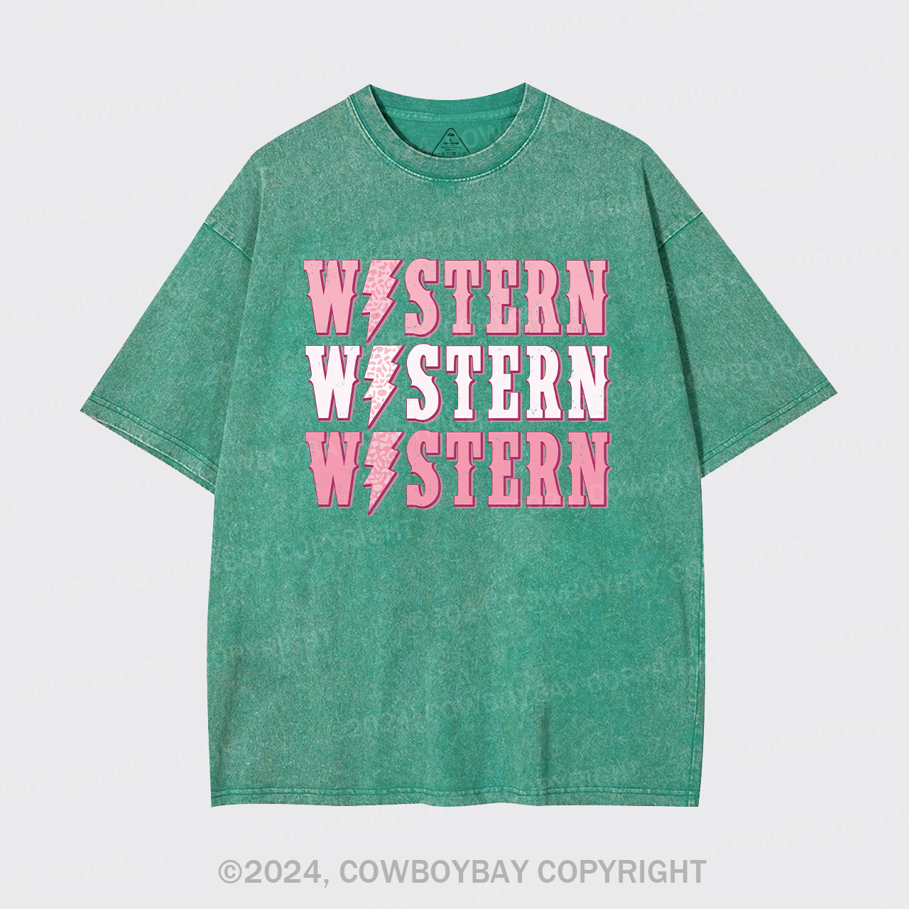 Western Lightning Cowgirl Garment-dye Tees