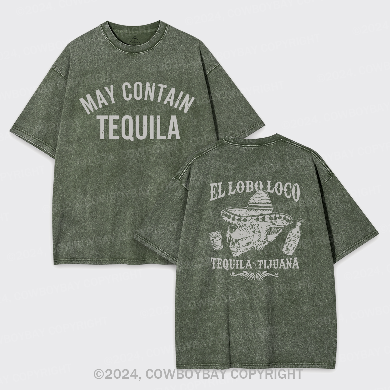 May Contain Tequila Garment-dye Tees