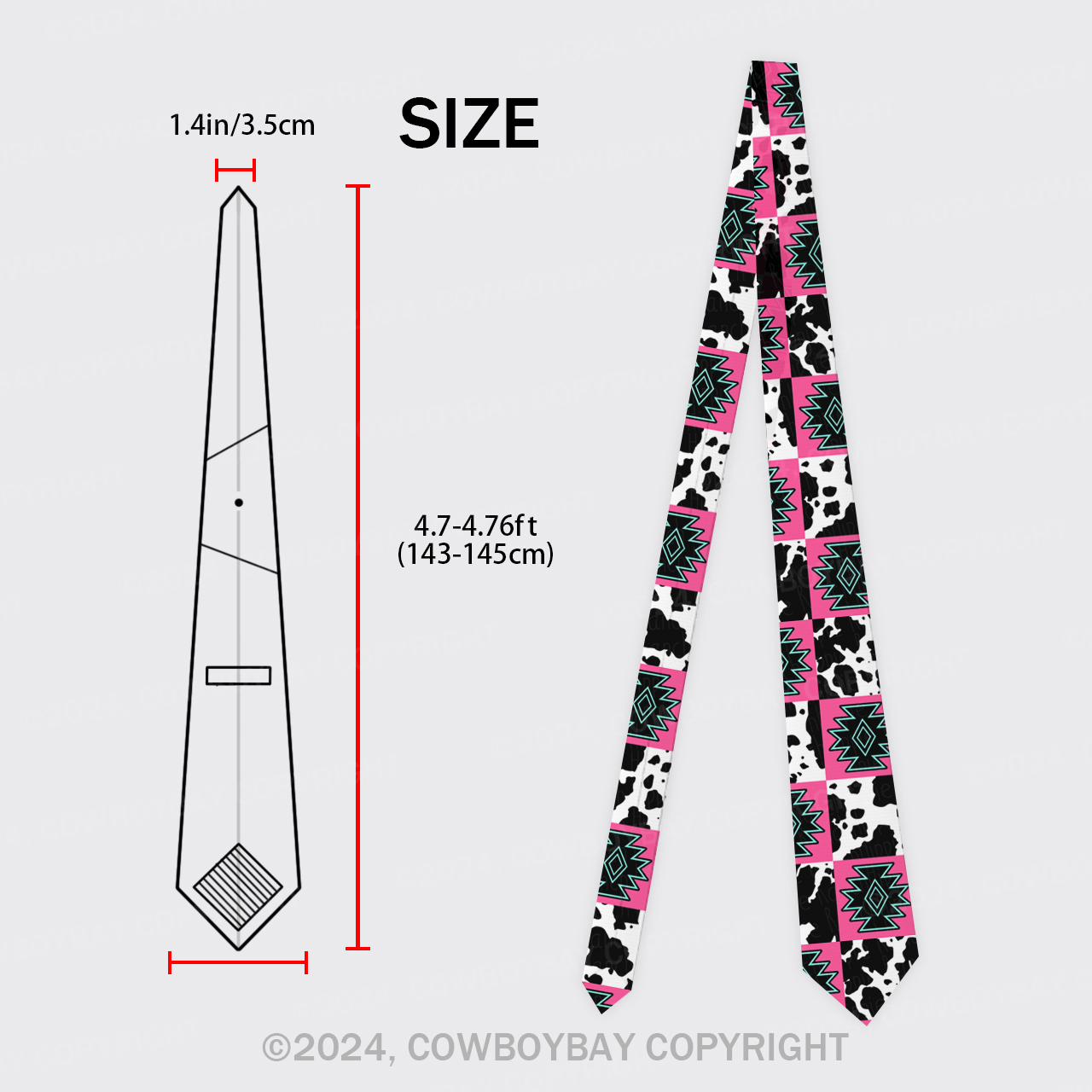 The Bright Aztec Silk Necktie