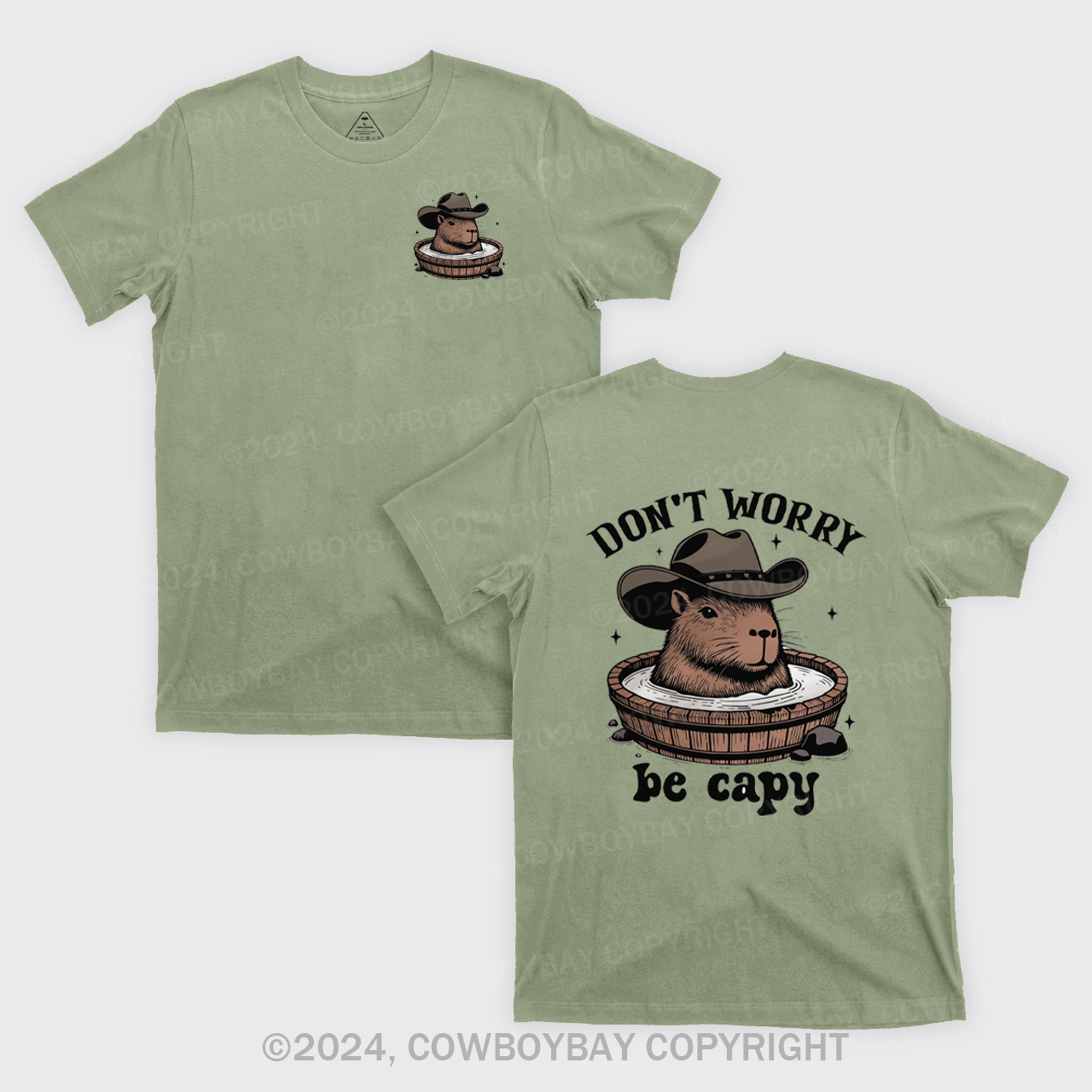 Don't Worry Be Capy T-Shirts