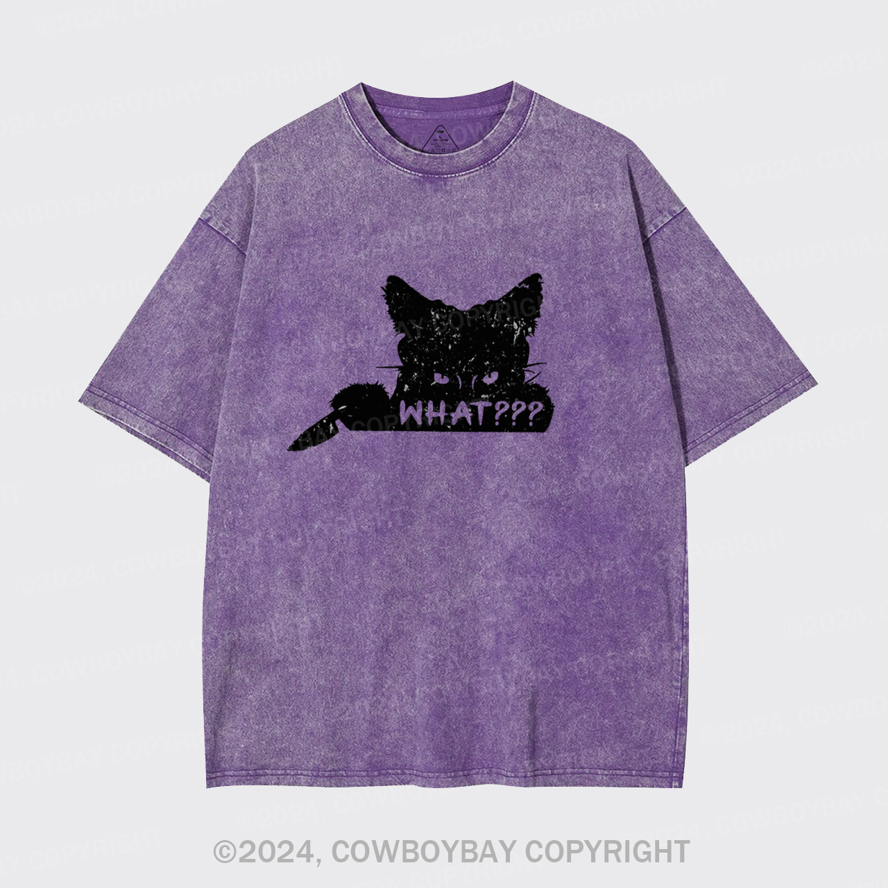 What??? Cat Halloween Garment-dye Tees