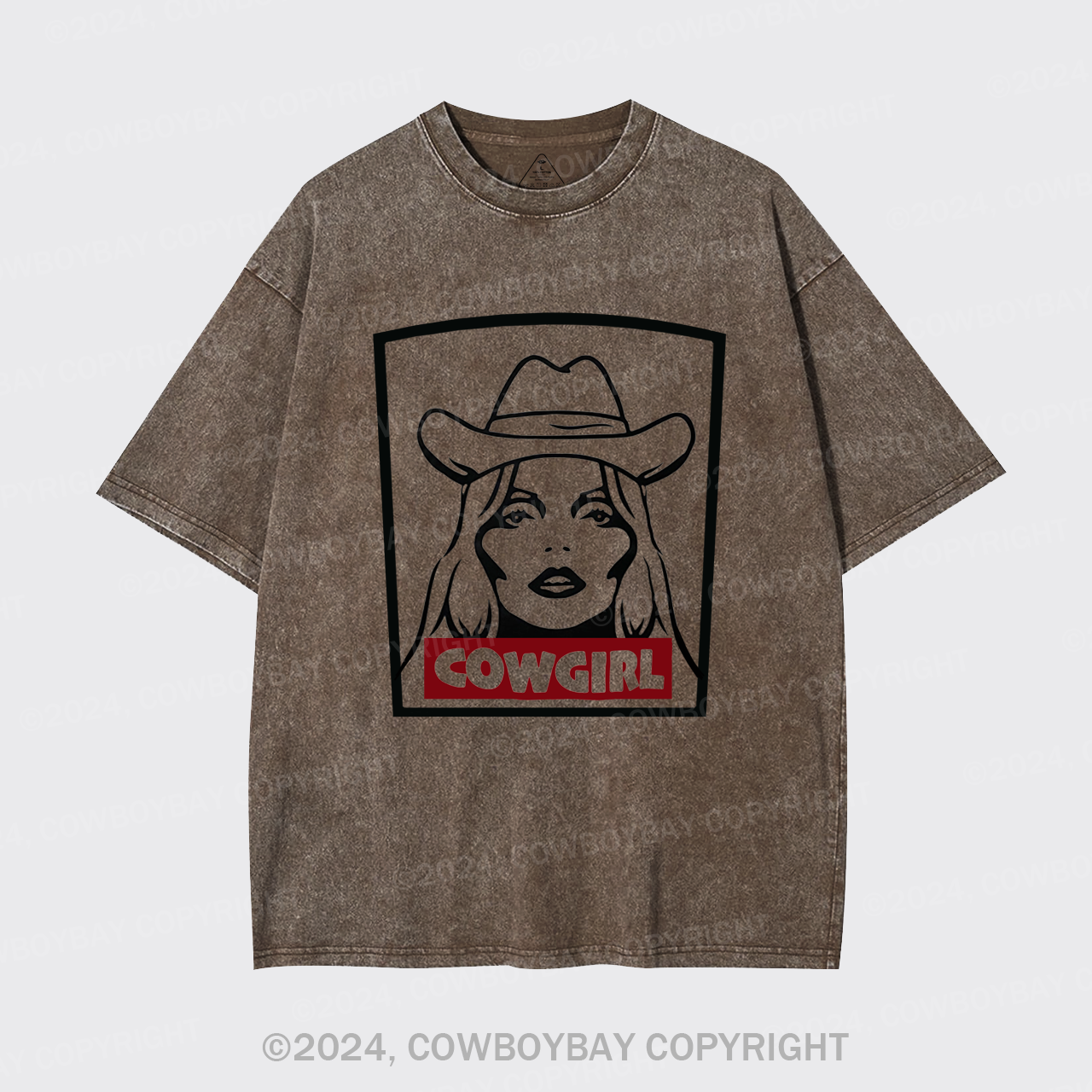 Cowgirl 90's Vintage Music Garment-dye Tees