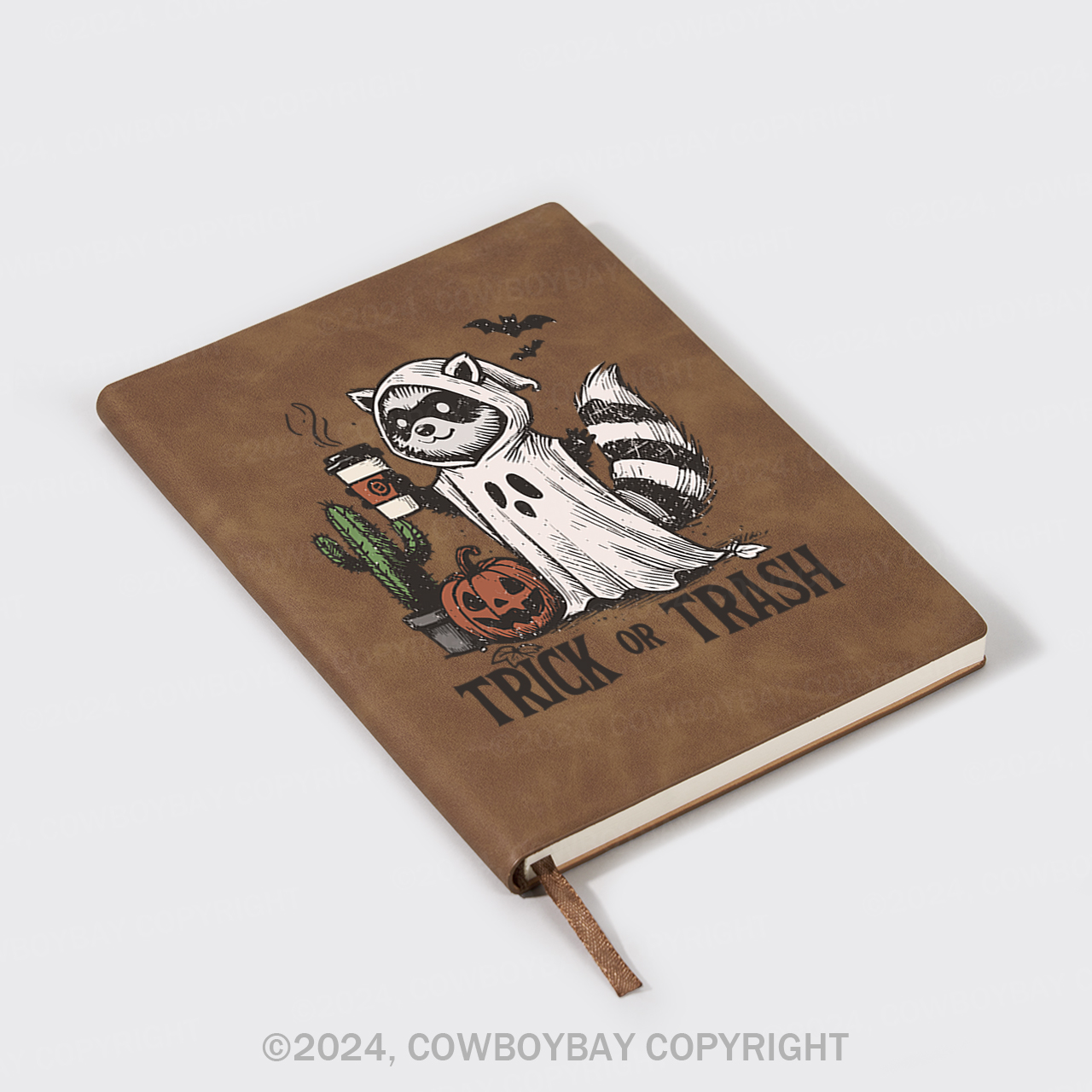 A5 Vintage Sheepbark Notebook-Trick Or Trash