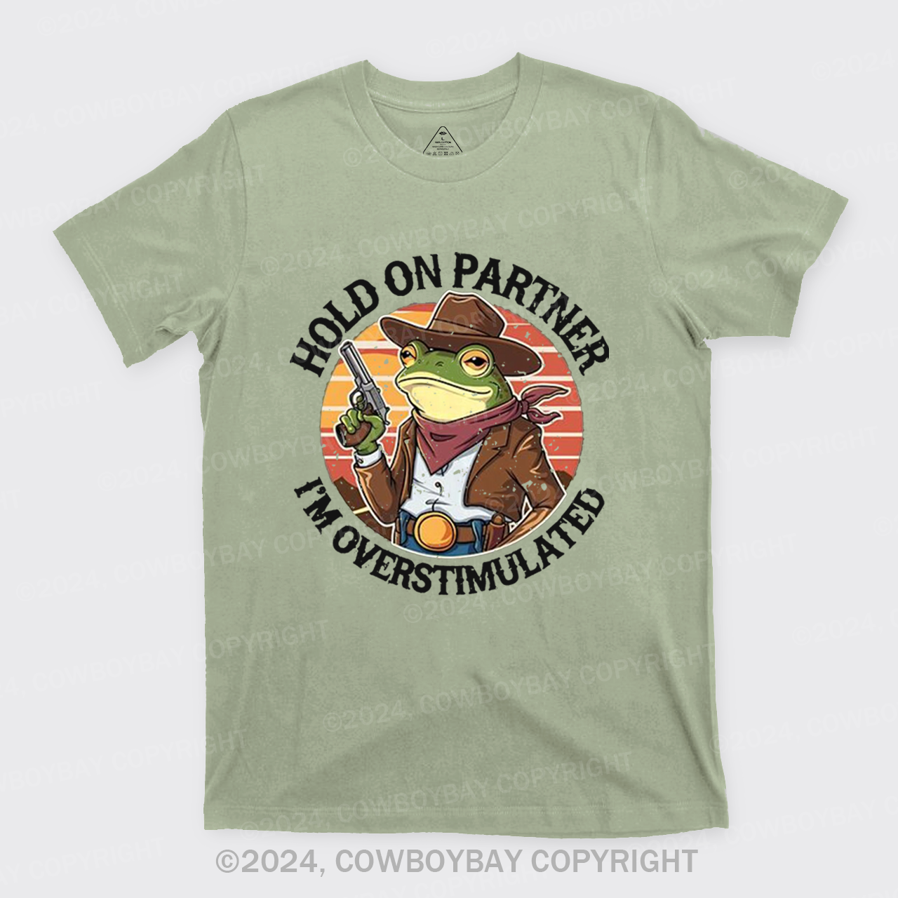 Hold On Partner I'm Overstimulated T-Shirts