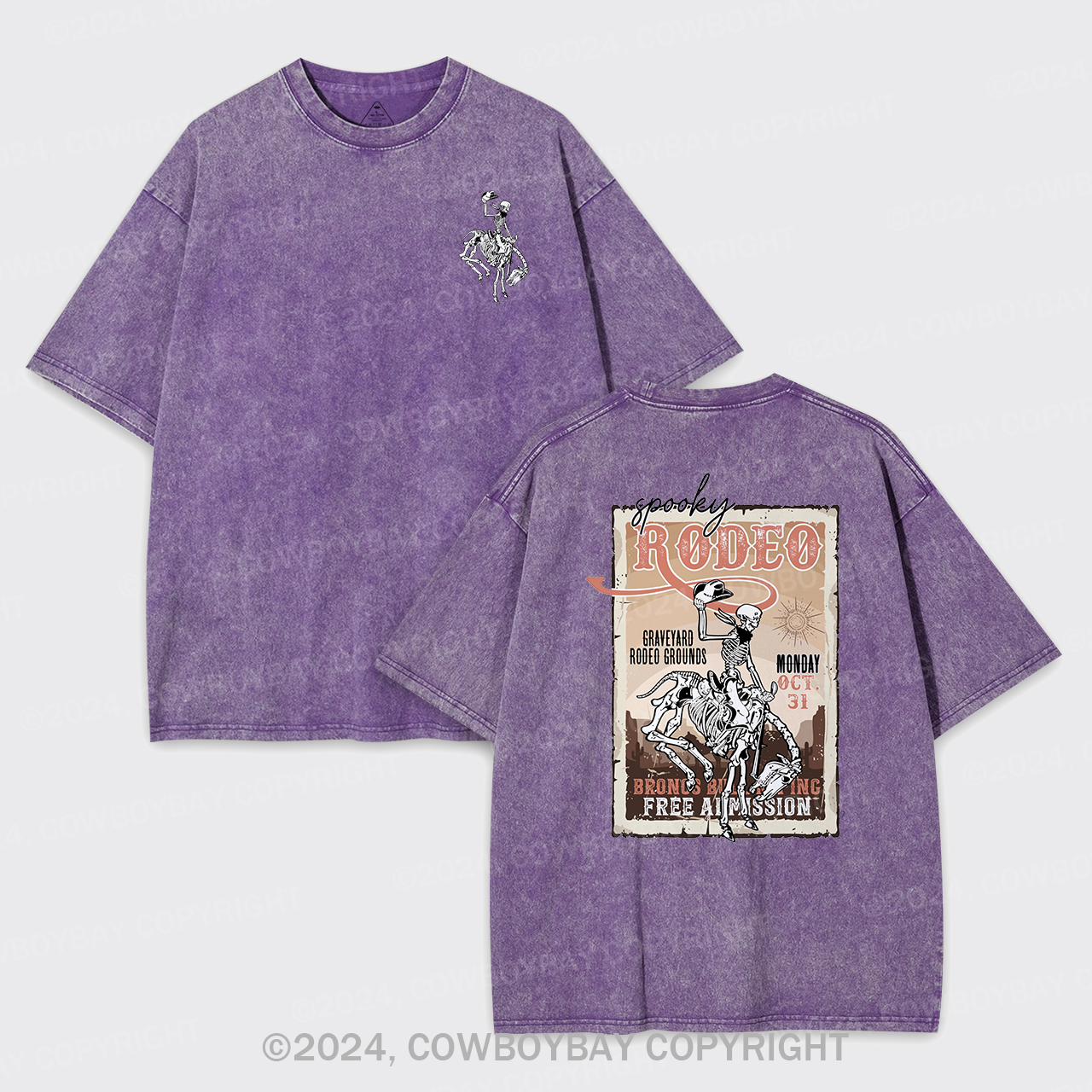 Your Halloween Stamp Garment-dye Tees