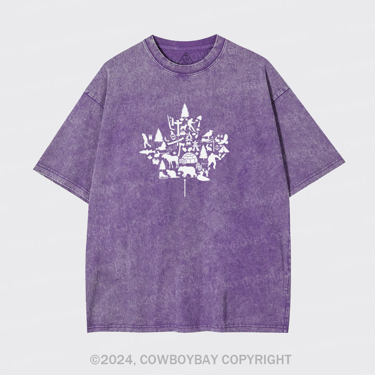 Canada Maple Leaf Garment-dye Tees